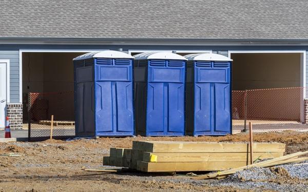 construction site porta potties offers weekly cleaning and maintenance services for all of our portable restrooms on work sites